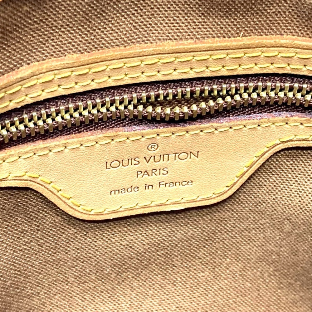 LOUIS VUITTON Authentic Brown Monogram Canvas Tote Bag - Picture 10 of 12